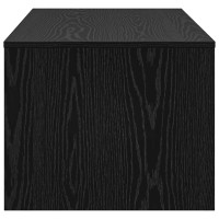 Produktbild för Kaffeebord Svart Ek 100 x 50 x 40 cm Konstruerat trä