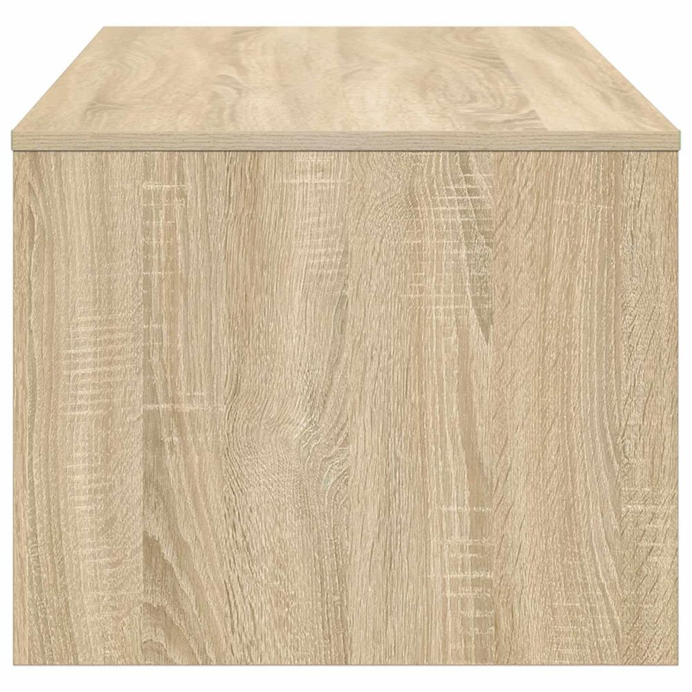 Produktbild för Kaffeebord Sonoma-ek 100 x 50 x 40 cm Konstruerat trä