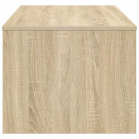 Produktbild för Kaffeebord Sonoma-ek 100 x 50 x 40 cm Konstruerat trä