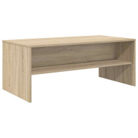 Produktbild för Kaffeebord Sonoma-ek 100 x 50 x 40 cm Konstruerat trä