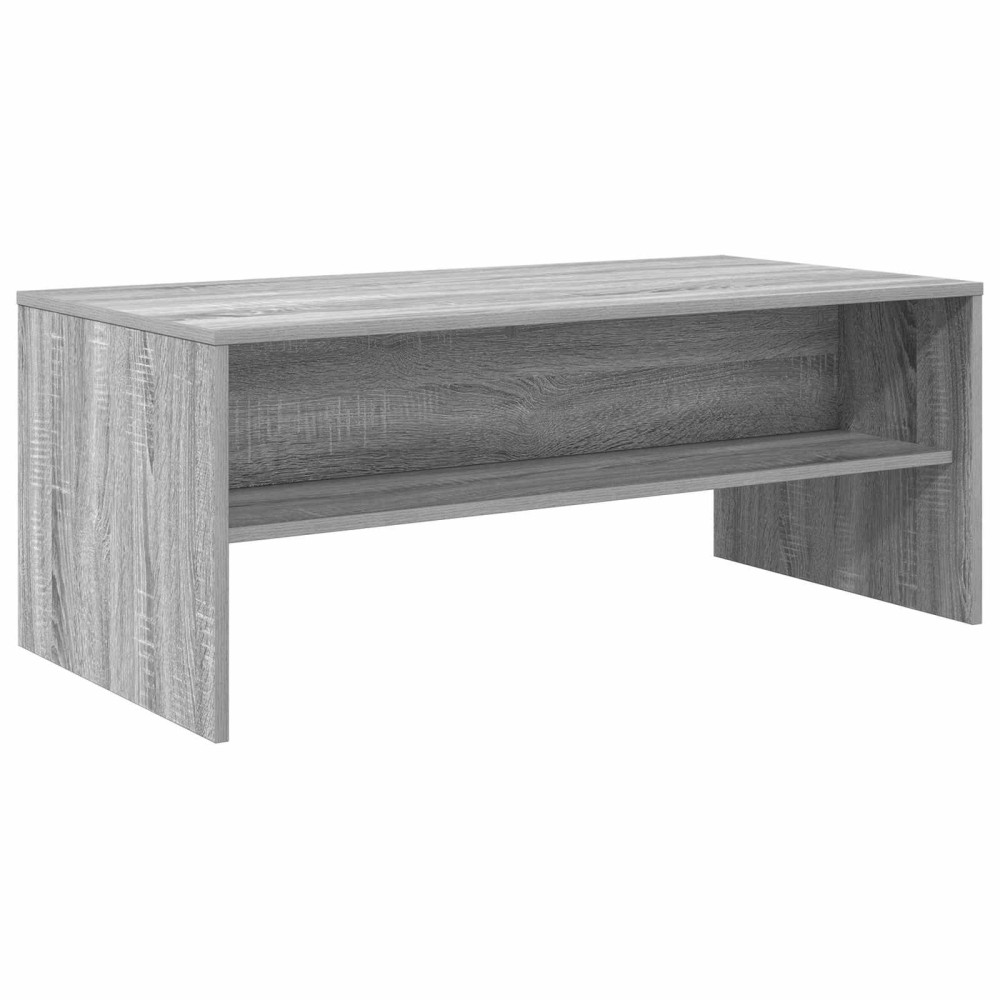 Produktbild för Kaffeebord Grå Sonoma 100 x 50 x 40 cm Konstruerat trä