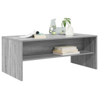 Produktbild för Kaffeebord Grå Sonoma 100 x 50 x 40 cm Konstruerat trä