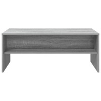Produktbild för Kaffeebord Grå Sonoma 100 x 50 x 40 cm Konstruerat trä