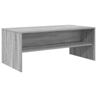 Produktbild för Kaffeebord Grå Sonoma 100 x 50 x 40 cm Konstruerat trä