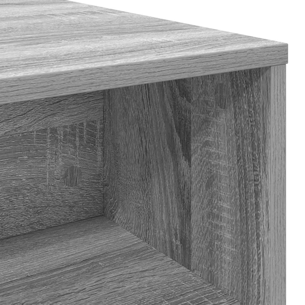 Produktbild för Kaffeebord Grå Sonoma 100 x 50 x 40 cm Konstruerat trä