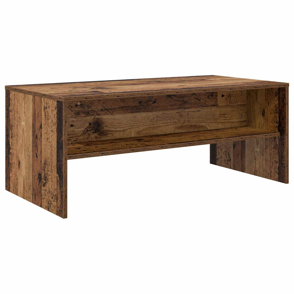 Produktbild för Kaffeebord Gammalt trä 100 x 50 x 40 cm Konstruerat trä