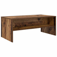Produktbild för Kaffeebord Gammalt trä 100 x 50 x 40 cm Konstruerat trä