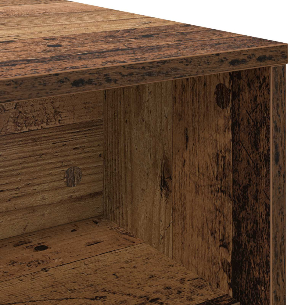 Produktbild för Kaffeebord Gammalt trä 100 x 50 x 40 cm Konstruerat trä