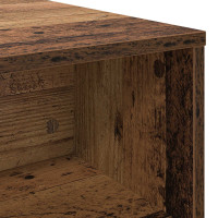 Produktbild för Kaffeebord Gammalt trä 100 x 50 x 40 cm Konstruerat trä