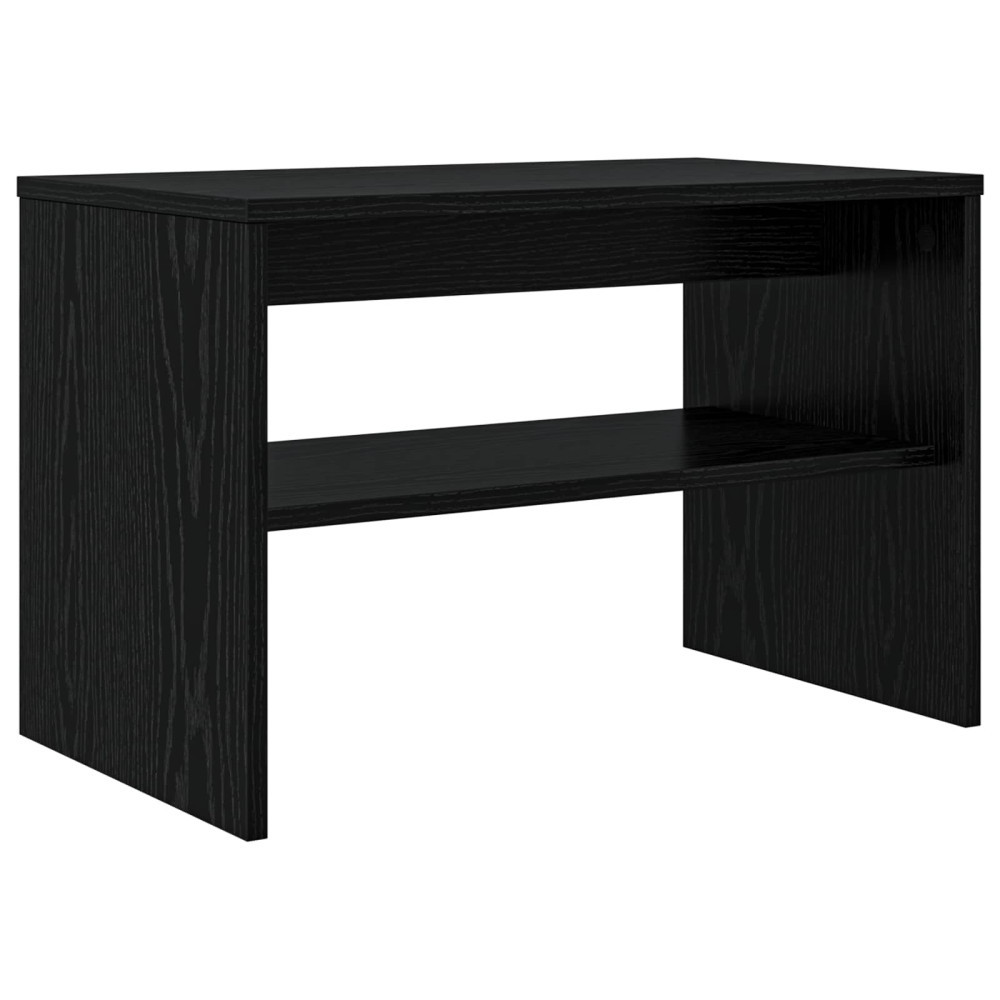 Produktbild för TV-skåp Svart Ek 60 x 35 x 40 cm Konstruerat trä