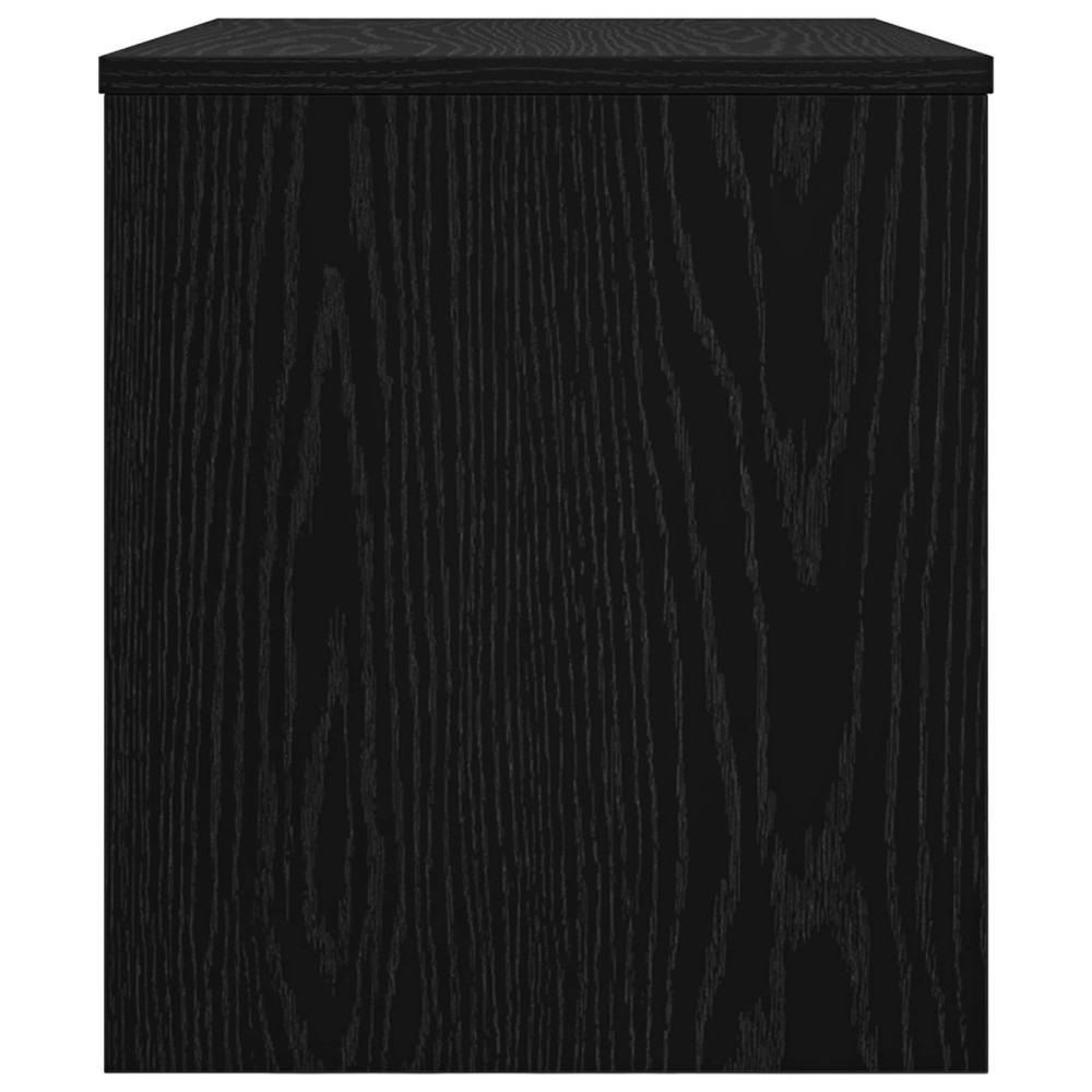 Produktbild för TV-skåp Svart Ek 60 x 35 x 40 cm Konstruerat trä