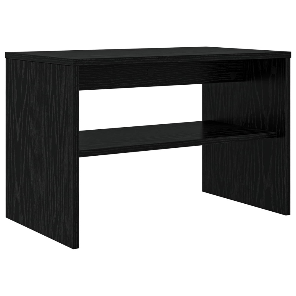 Produktbild för TV-skåp Svart Ek 60 x 35 x 40 cm Konstruerat trä