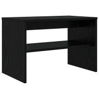 Produktbild för TV-skåp Svart Ek 60 x 35 x 40 cm Konstruerat trä