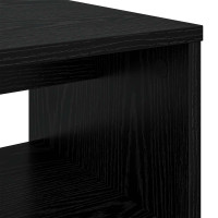 Produktbild för TV-skåp Svart Ek 60 x 35 x 40 cm Konstruerat trä