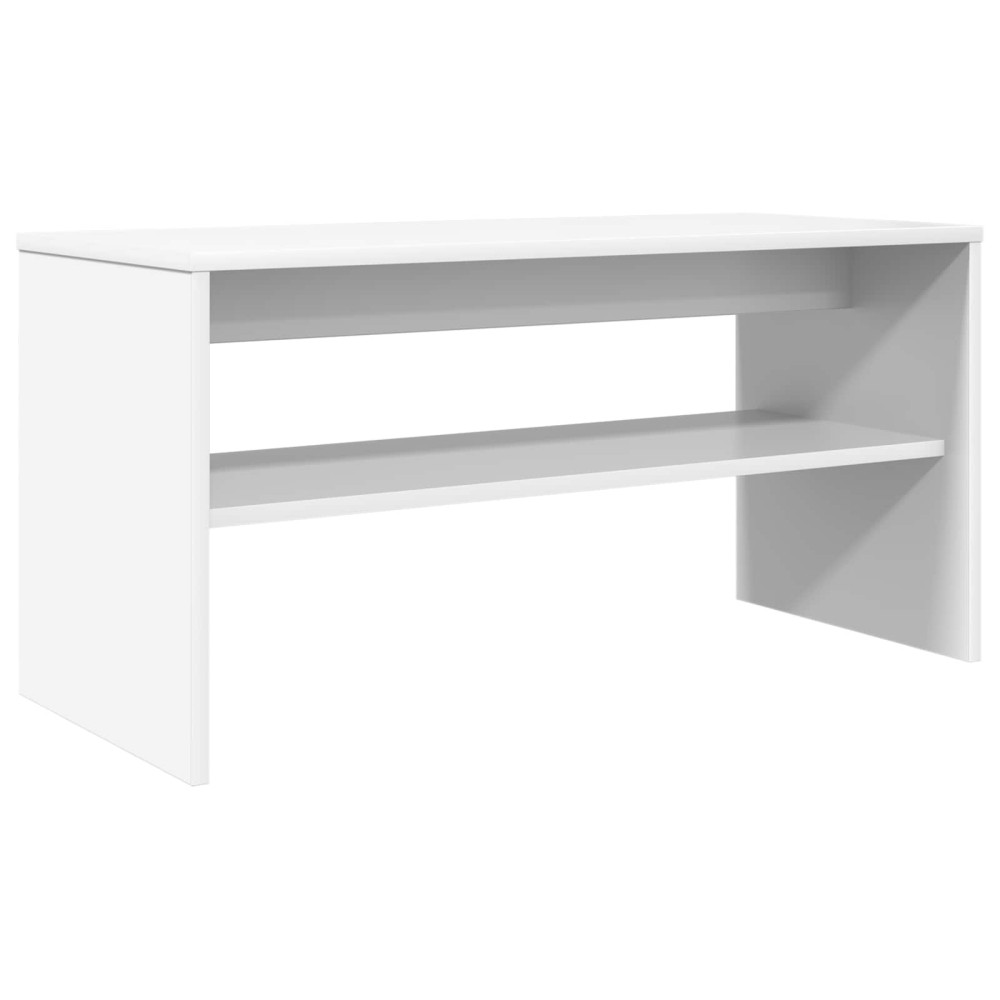 Produktbild för TV-skåp 80 x 35 x 40 cm Vit Konstruerat trä