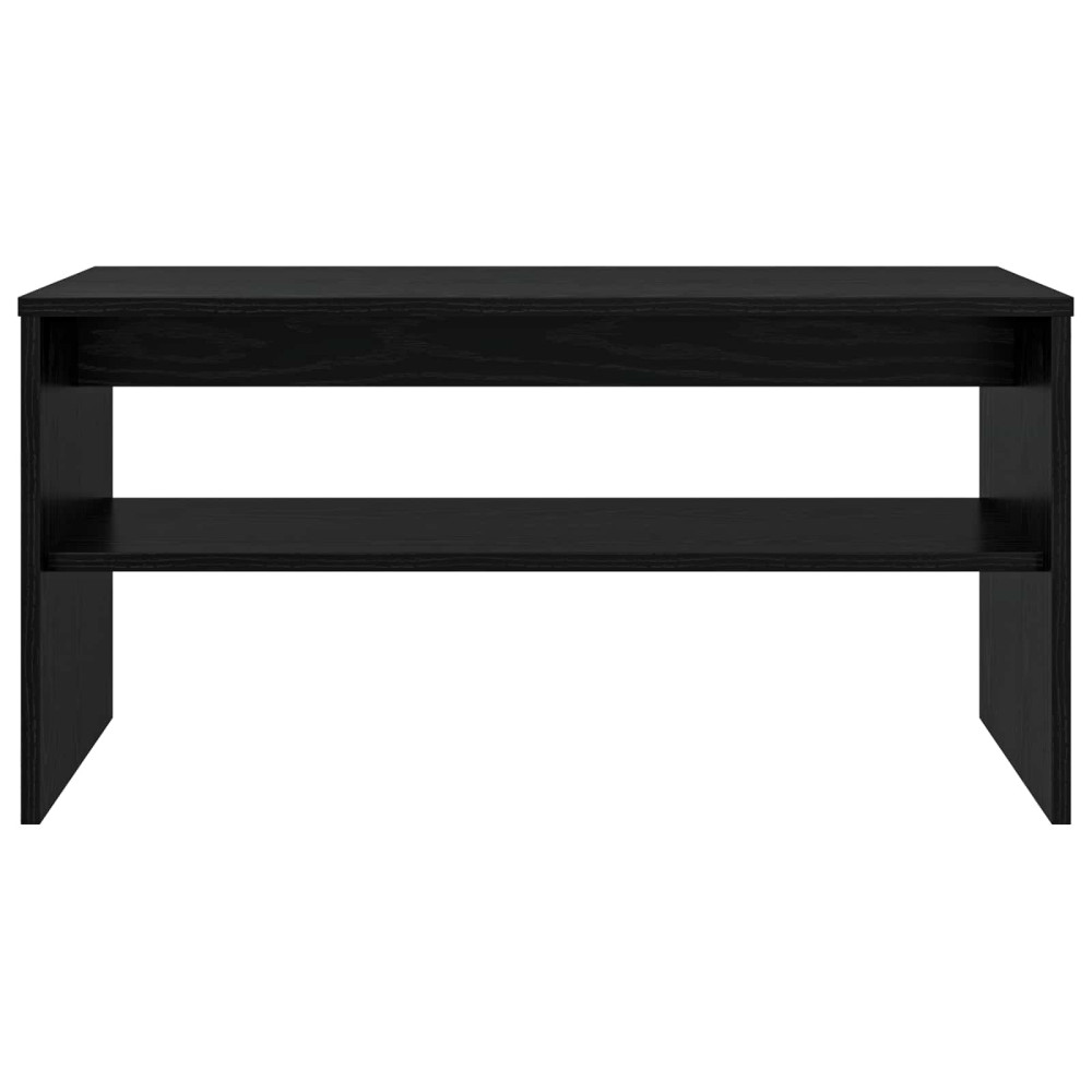 Produktbild för TV-skåp Svart Ek 80 x 35 x 40 cm Konstruerat trä