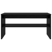 Produktbild för TV-skåp Svart Ek 80 x 35 x 40 cm Konstruerat trä