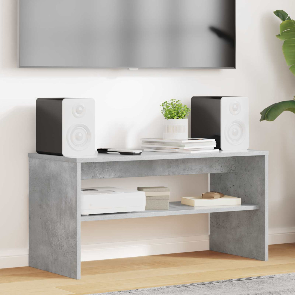 Produktbild för TV-skåp Betonggrå 80 x 35 x 40 cm Konstruerat trä