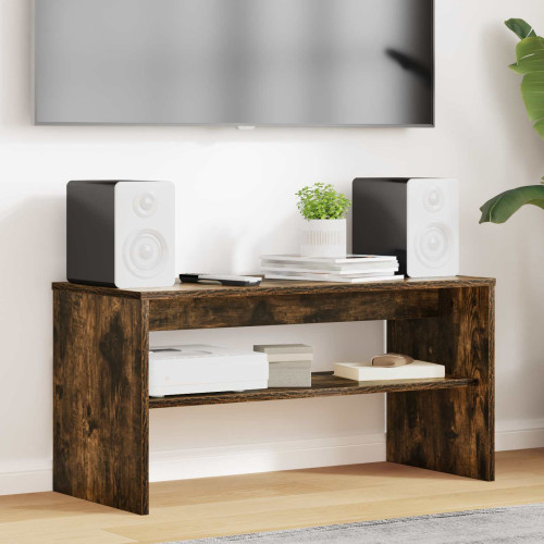 vidaXL TV-skåp Rökt ek 80 x 35 x 40 cm Konstruerat trä