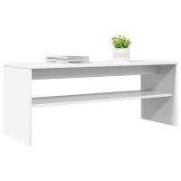 Produktbild för TV-skåp Vit 100 x 35 x 40 cm Konstruerat trä