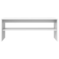 Produktbild för TV-skåp Vit 100 x 35 x 40 cm Konstruerat trä