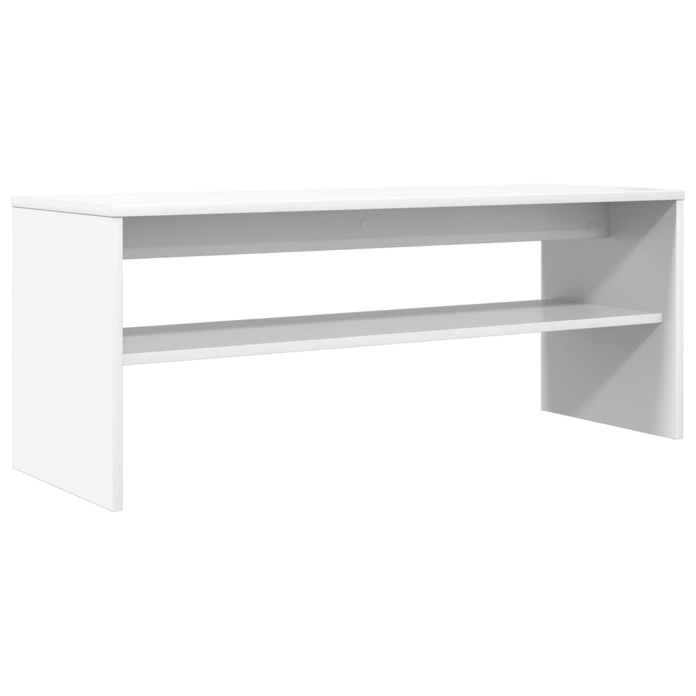 Produktbild för TV-skåp Vit 100 x 35 x 40 cm Konstruerat trä