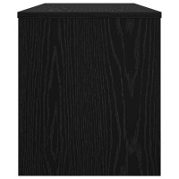 Produktbild för TV-skåp Svart Ek 100 x 35 x 40 cm Konstruerat trä