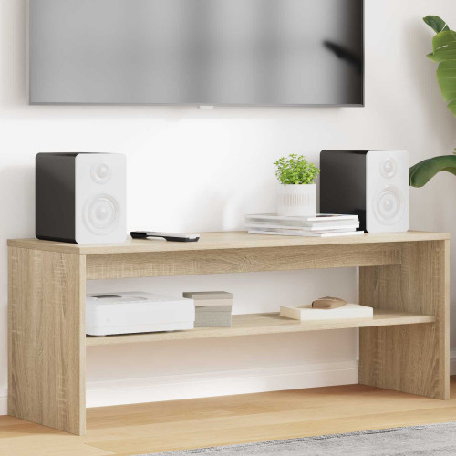 vidaXL TV-skåp Sonoma-ek 100 x 35 x 40 cm Konstruerat trä