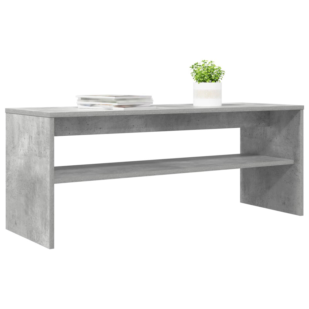 Produktbild för TV-skåp Betonggrå 100 x 35 x 40 cm Konstruerat trä