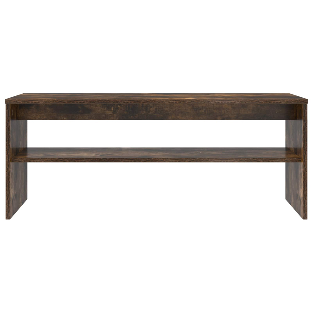 Produktbild för TV-skåp Rökt ek 100 x 35 x 40 cm Konstruerat trä