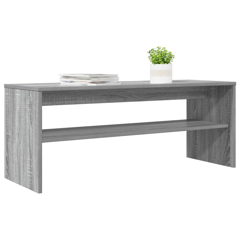 Produktbild för TV-skåp Grå Sonoma 100 x 35 x 40 cm Konstruerat trä