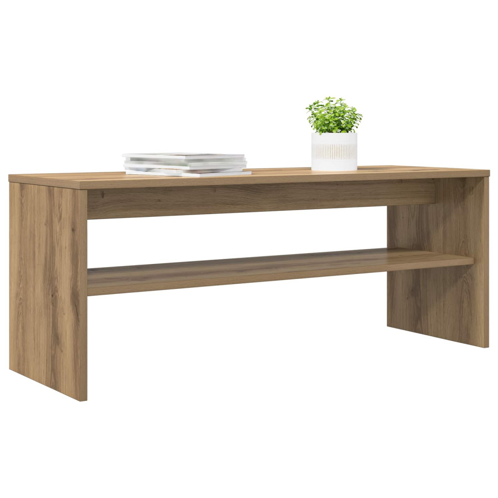 Produktbild för TV-skåp 100 x 35 x 40 cm Artisan Ek Konstruerat trä