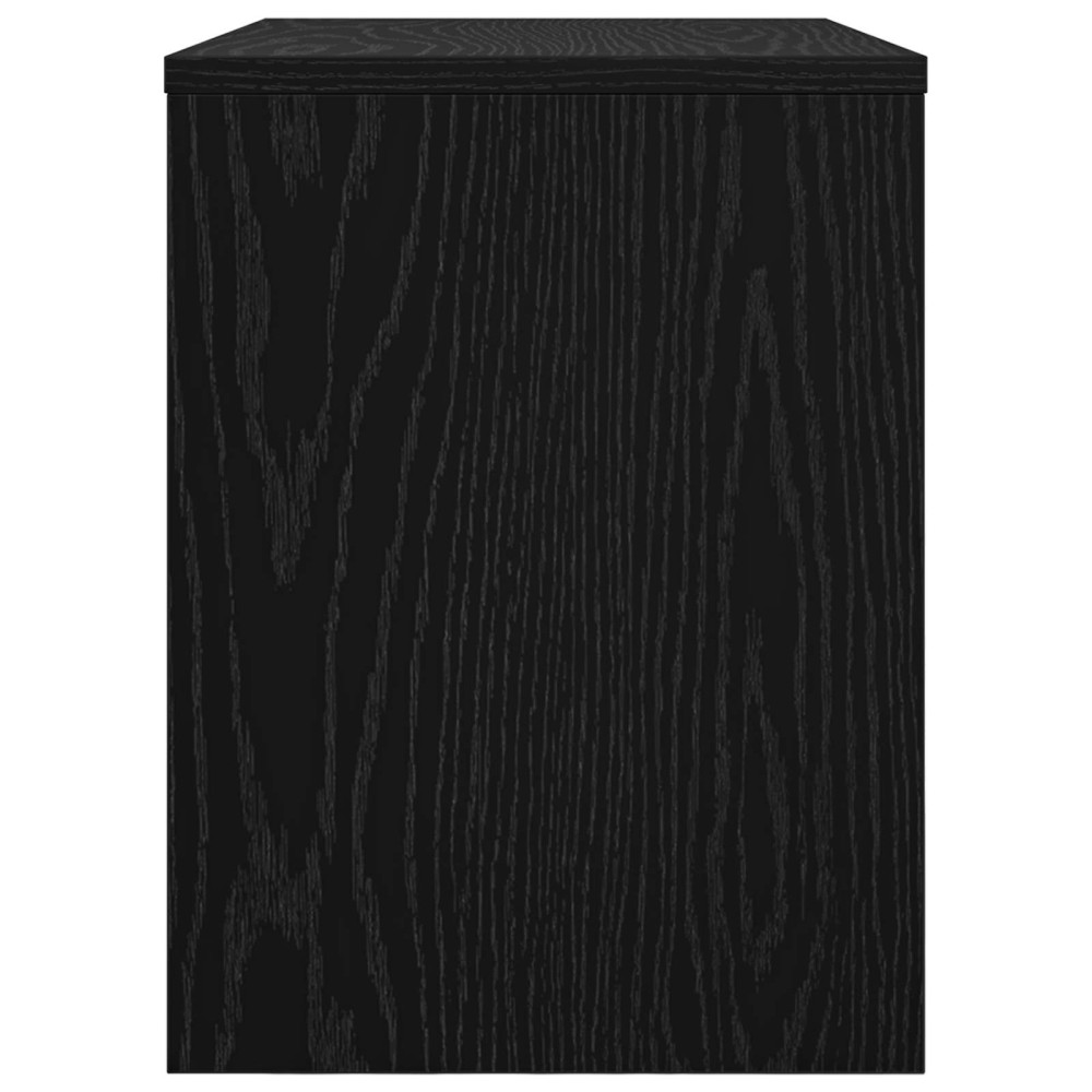 Produktbild för TV-skåp Svart Ek 60 x 30 x 40 cm Konstruerat trä