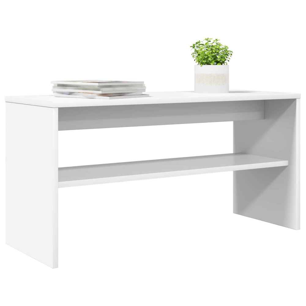 Produktbild för TV-skåp Vit 80 x 30 x 40 cm Konstruerat trä