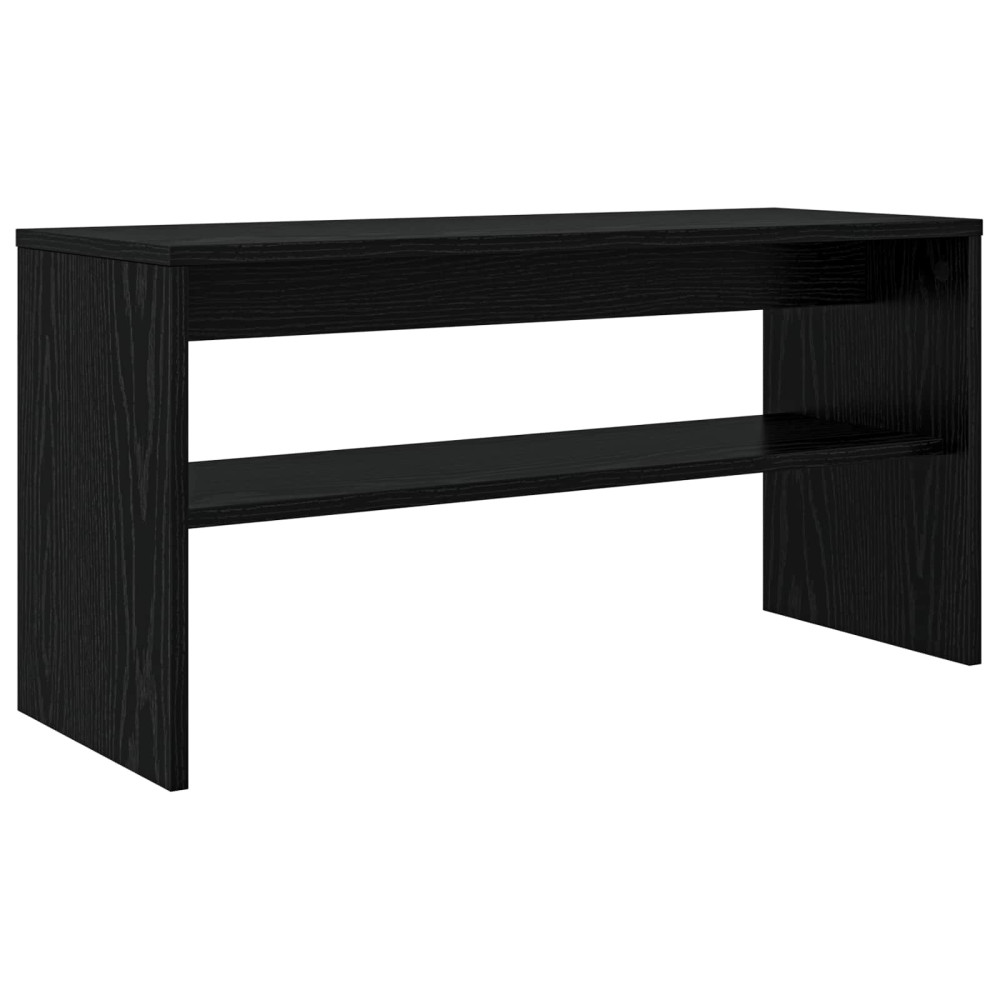 Produktbild för TV-skåp Svart Ek 80 x 30 x 40 cm Konstruerat trä
