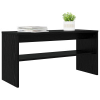 Produktbild för TV-skåp Svart Ek 80 x 30 x 40 cm Konstruerat trä