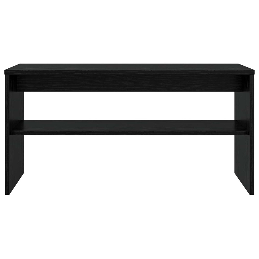 Produktbild för TV-skåp Svart Ek 80 x 30 x 40 cm Konstruerat trä