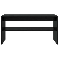 Produktbild för TV-skåp Svart Ek 80 x 30 x 40 cm Konstruerat trä