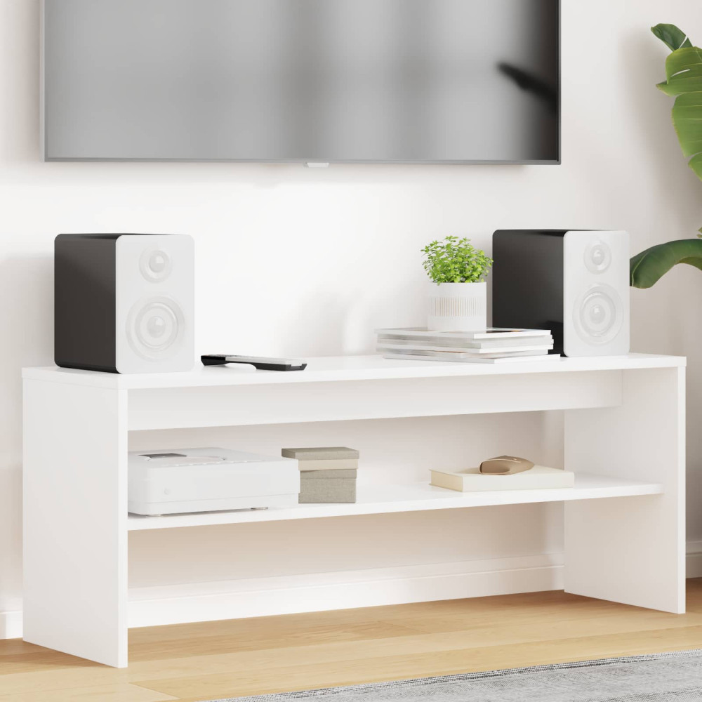 Produktbild för TV-skåp Vit 100 x 30 x 40 cm Konstruerat trä