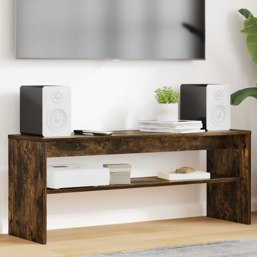 vidaXL TV-skåp Rökt ek 100 x 30 x 40 cm Konstruerat trä