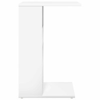 Produktbild för Sidobord Vit 40 x 35 x 60,5 cm Konstruerat trä