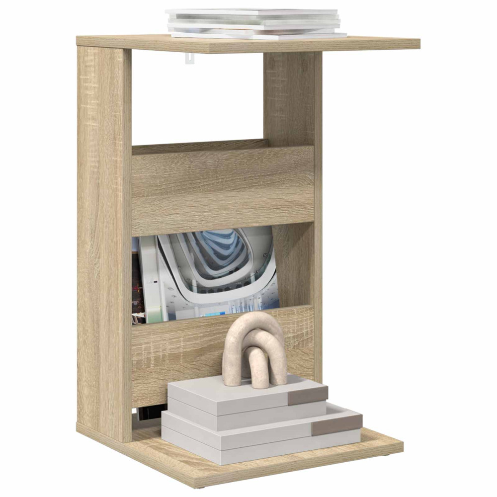 Produktbild för Sidobord Sonoma-ek 40 x 35 x 60,5 cm Konstruerat trä