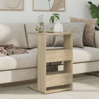 Produktbild för Sidobord Sonoma-ek 40 x 35 x 60,5 cm Konstruerat trä