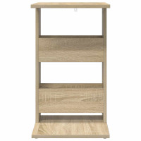Produktbild för Sidobord Sonoma-ek 40 x 35 x 60,5 cm Konstruerat trä