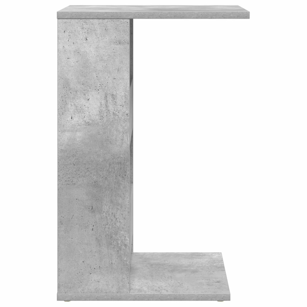 Produktbild för Sidobord Betonggrå 40 x 35 x 60,5 cm Konstruerat trä