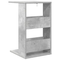 Produktbild för Sidobord Betonggrå 40 x 35 x 60,5 cm Konstruerat trä