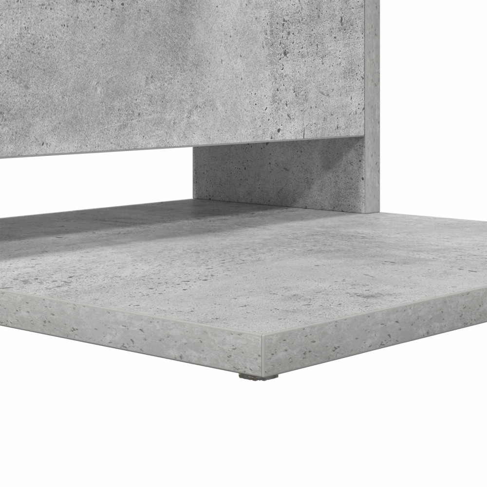 Produktbild för Sidobord Betonggrå 40 x 35 x 60,5 cm Konstruerat trä