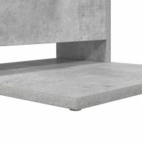 Produktbild för Sidobord Betonggrå 40 x 35 x 60,5 cm Konstruerat trä