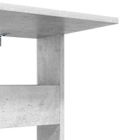 Produktbild för Sidobord Betonggrå 40 x 35 x 60,5 cm Konstruerat trä