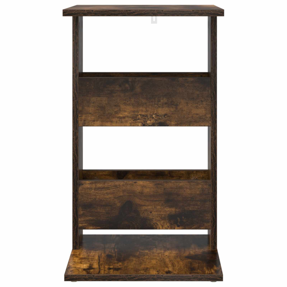 Produktbild för Sidobord Rökt ek 40 x 35 x 60,5 cm Konstruerat trä